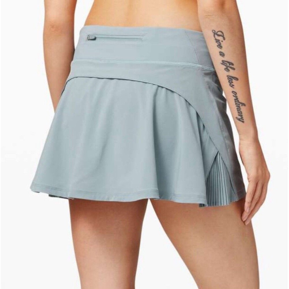 Lululemon Play Off The Pleats Skirt Built-In Shorts Tennis Golf Skort Women Sz 4